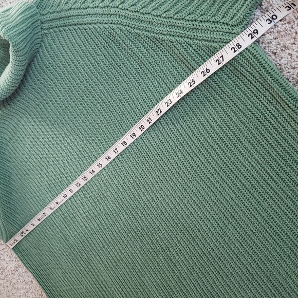 100% Cotton Sweater 2X Soft Green - Picture 6 of 7
